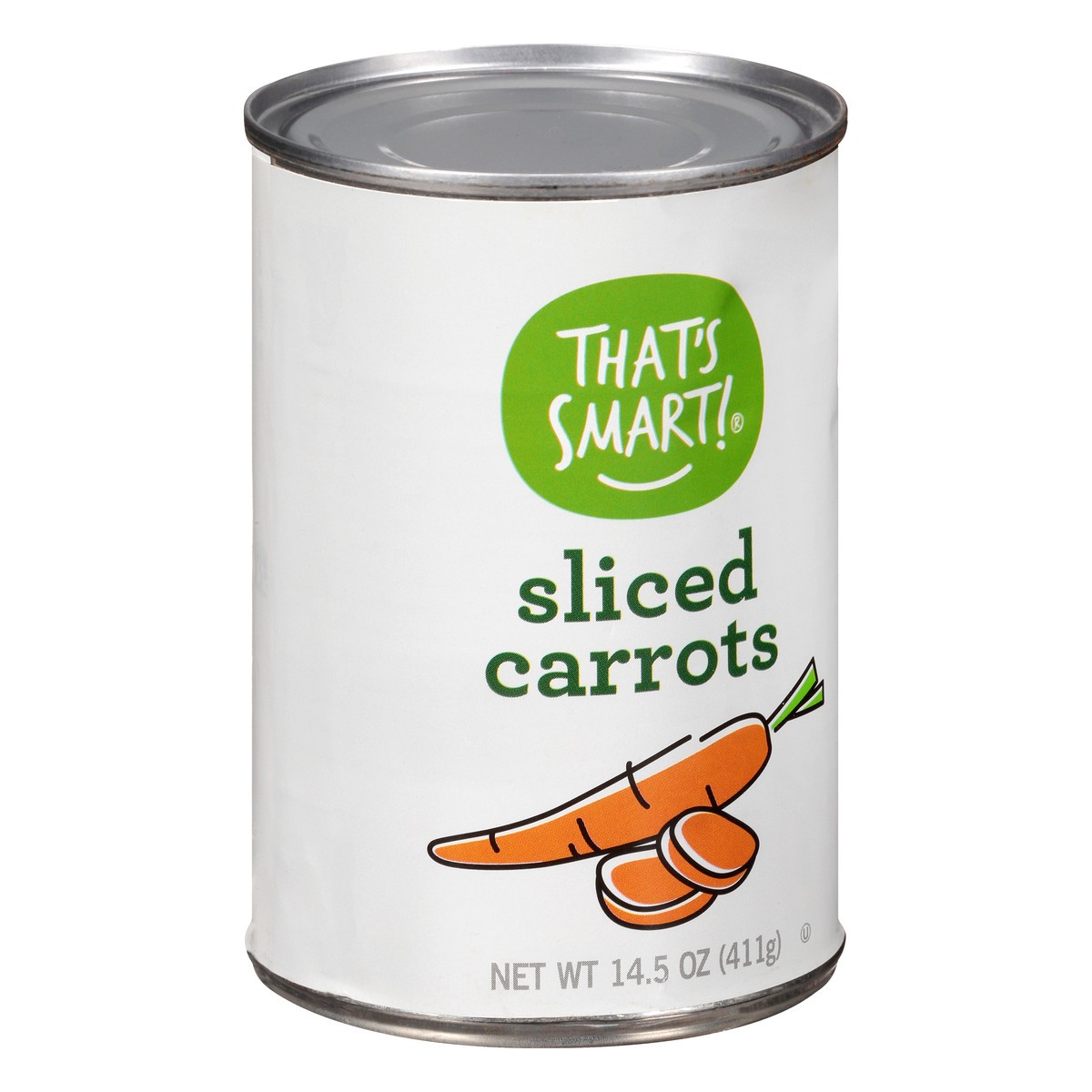 slide 12 of 13, That's Smart! Sliced Carrots 14.5 oz, 14.5 oz