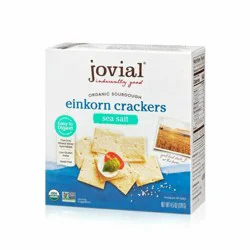 Jovial Organic Einkorn Sourdough Sea Salt Crackers