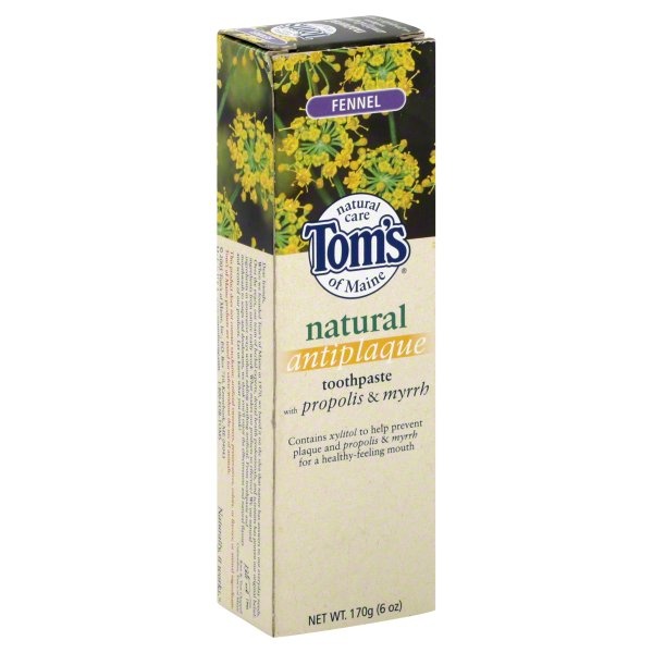 slide 1 of 1, Tom's Fennel Toothpaste Floride, 1 ct