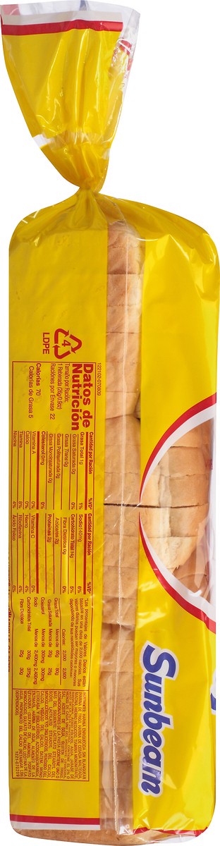 slide 11 of 11, Sunbeam Split Top Enriched White Bread 20 oz. Loaf, 20 oz