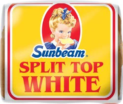 Sunbeam Split Top Enriched White Bread 20 oz. Loaf