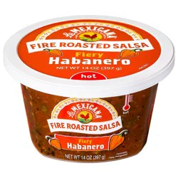 La Mexicana Fire Roasted Fiery Habanero Salsa 14 oz