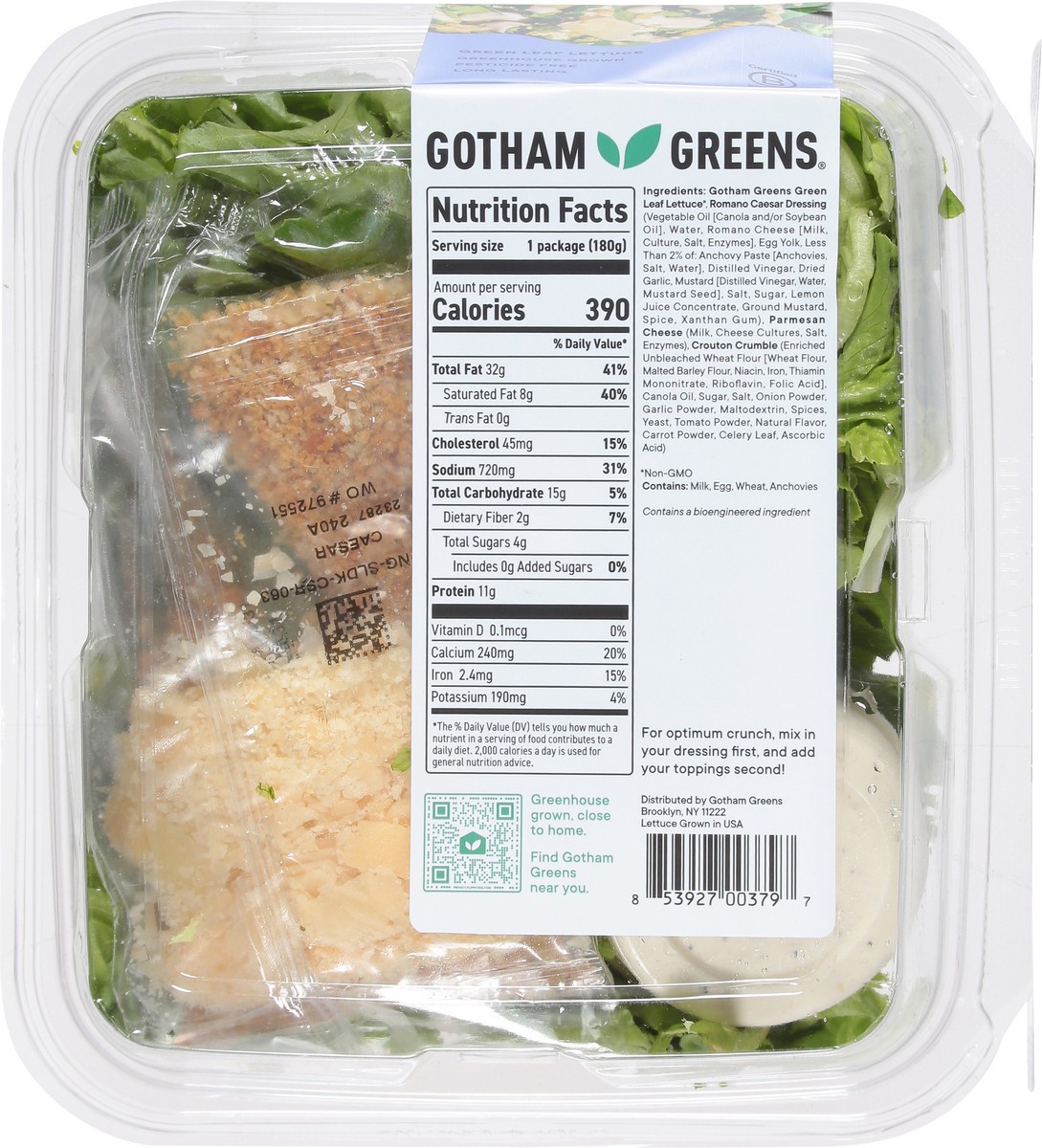 slide 3 of 14, Gotham Greens Caesar Salad Kit 6.35 oz, 6.35 oz