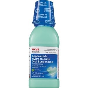 slide 1 of 1, CVS Health Loperamide Hydrochloride Oral Suspension Liquid, Mint Flavor, 8 oz