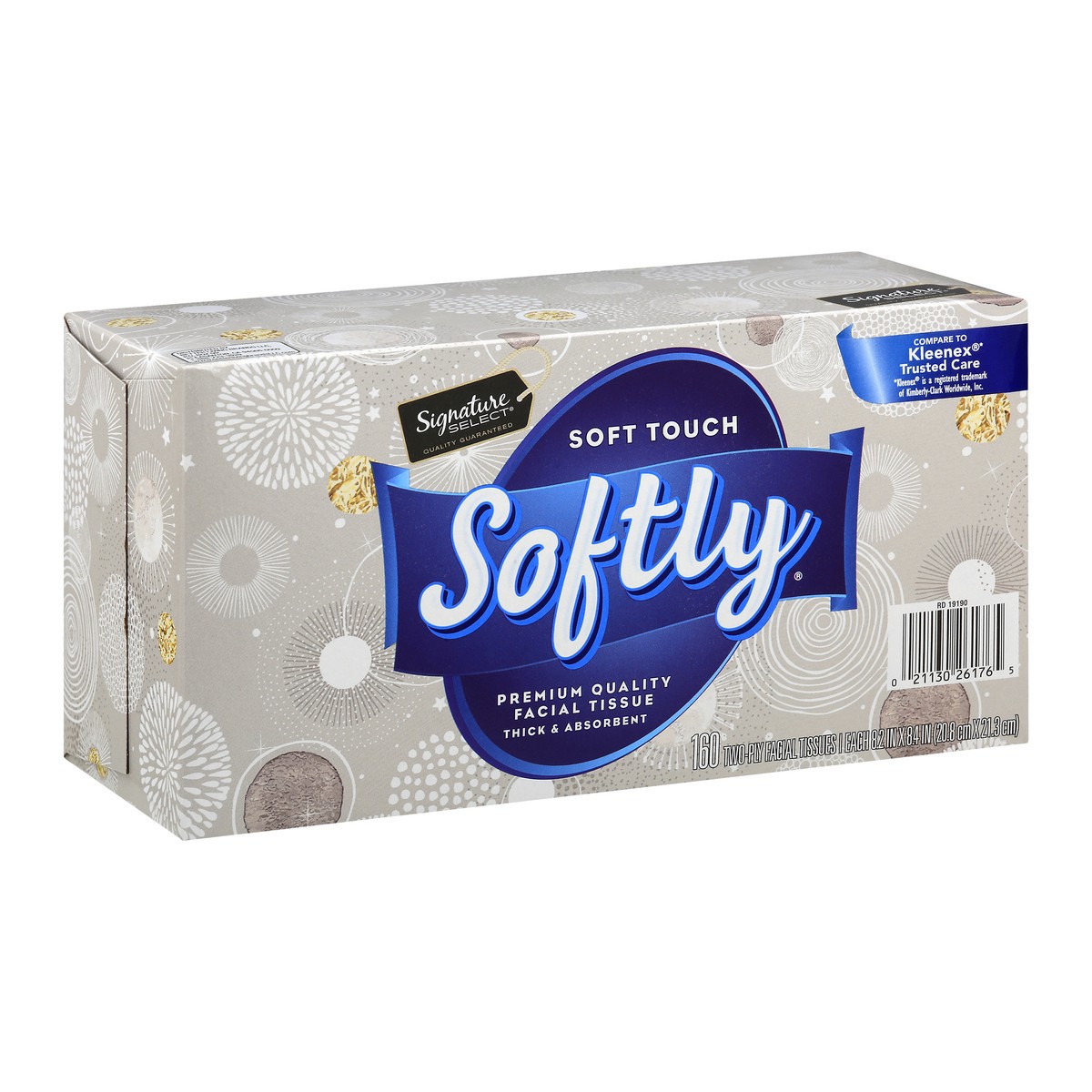 slide 6 of 11, Signature Select Softly 2-Ply Facial Tissues 160 ea, 160 ct