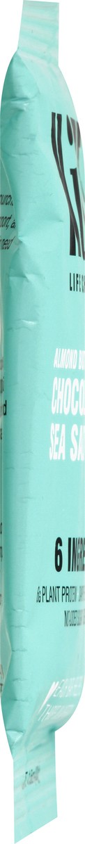 slide 8 of 9, KiZE Almond Butter Chocolate Sea Salt Energy Bar 1.5 oz, 1.5 oz