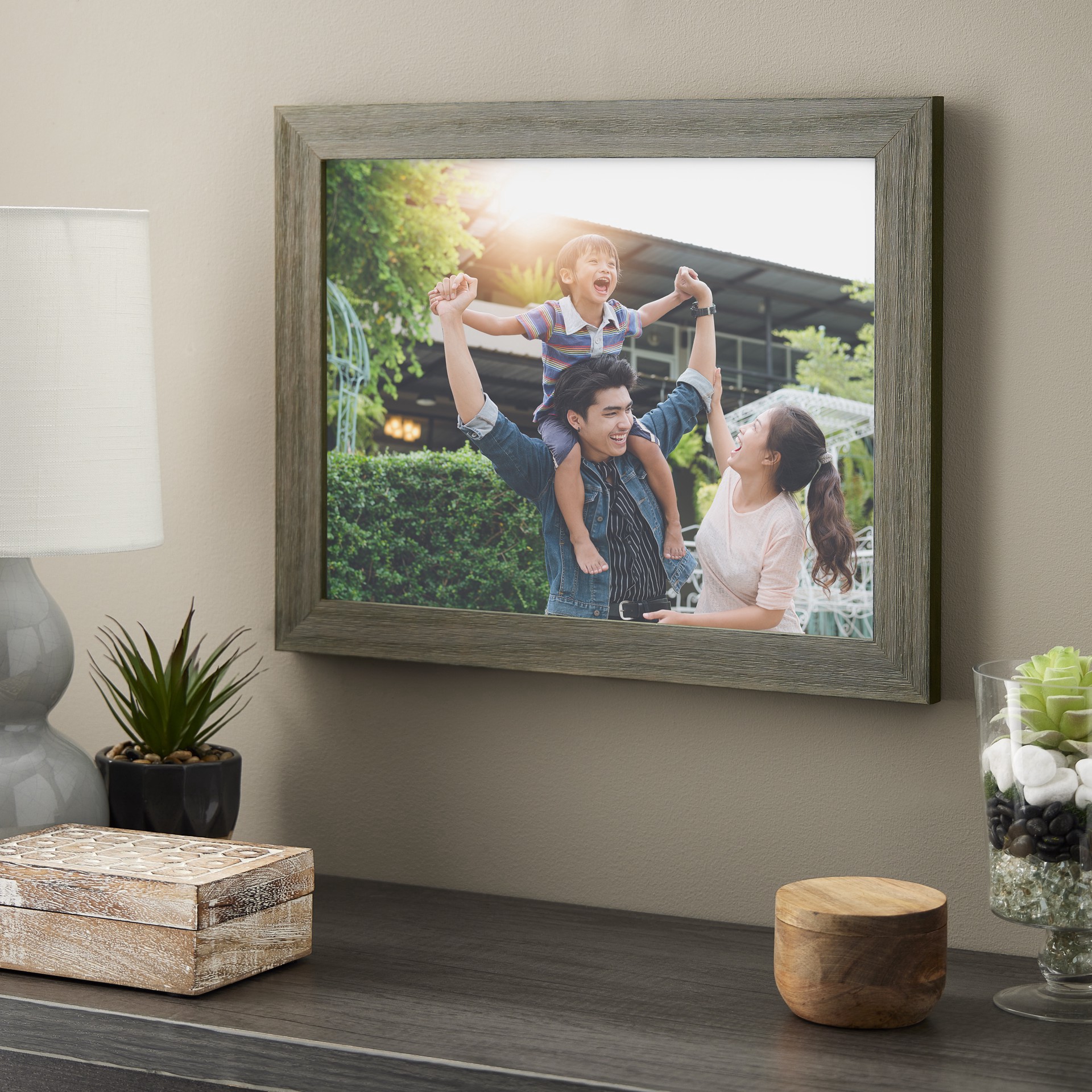 slide 2 of 6, Home Distressed Gray Barnwood Frame By Studio Decor, 12 in x 16 in