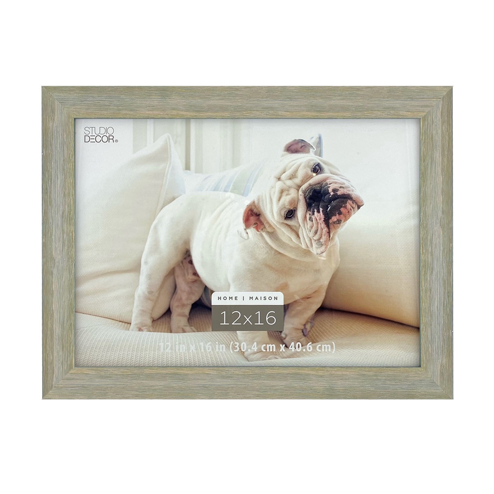 slide 5 of 6, Home Distressed Gray Barnwood Frame By Studio Decor, 12 in x 16 in
