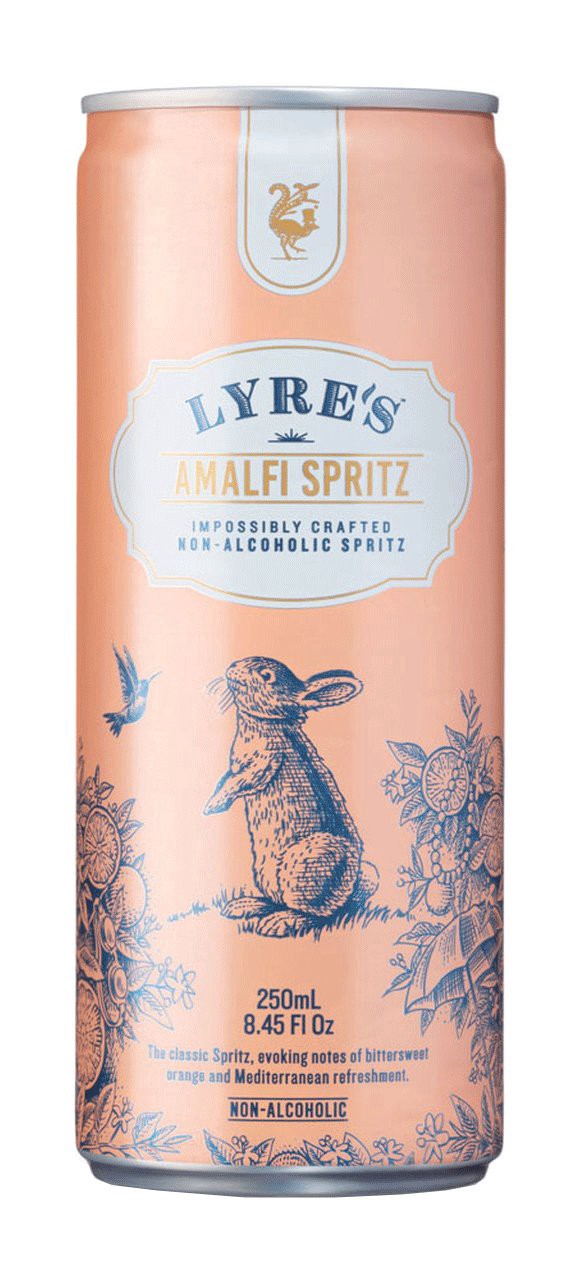 slide 1 of 1, Lyre's Non Alcoholic Amalfi Spritz - 250 ml, 4 ct; 250 ml