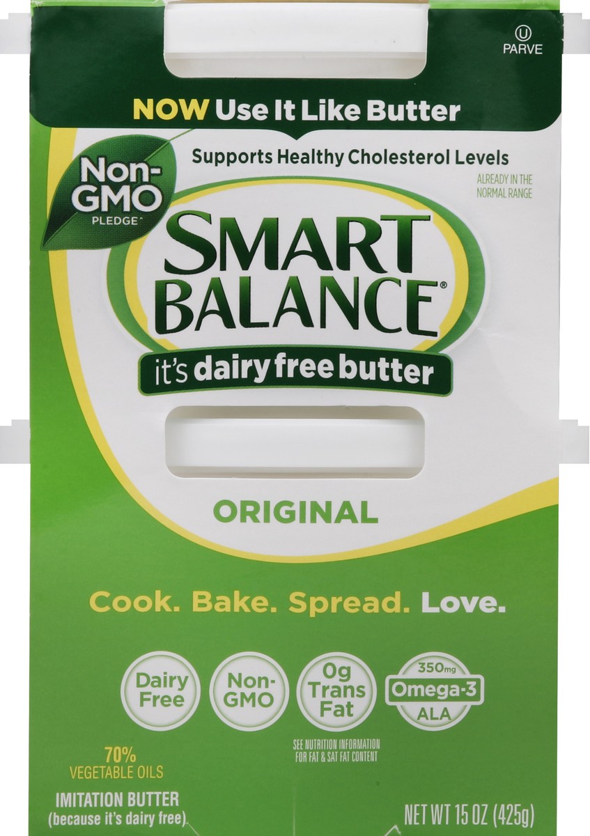 slide 4 of 4, Smart Balance Original Buttery Spread, 7.5 OZ (Pack of 2), 15 oz