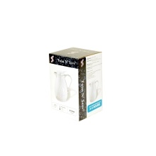 slide 1 of 1, Service Ideas White Swirl Thermal Pot, 1 ct