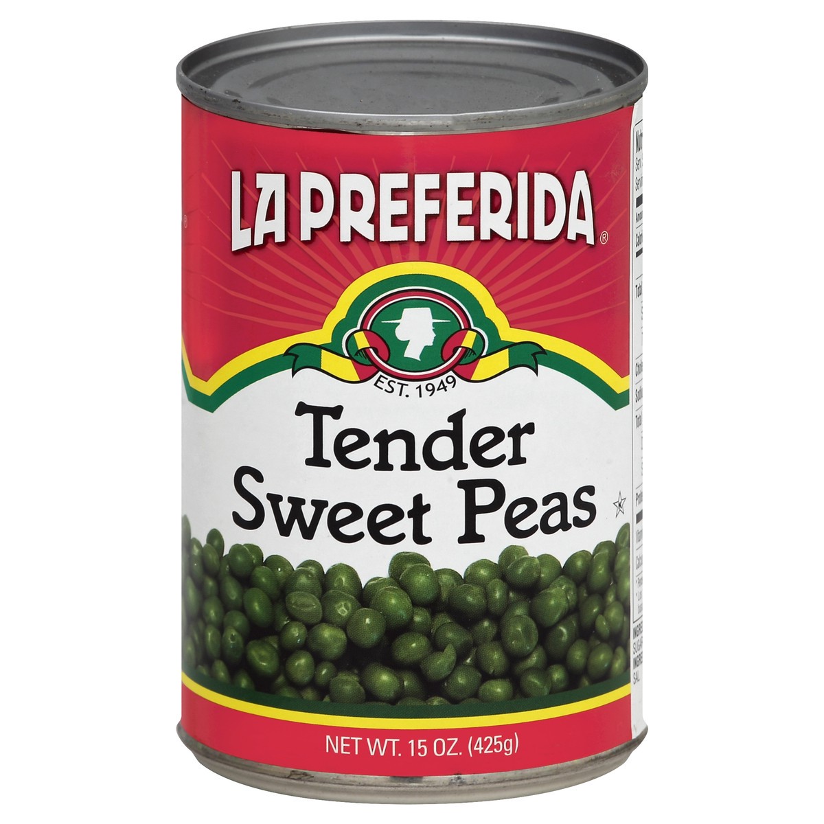 slide 2 of 2, La Preferida Sweet Peas 15 oz, 15 oz
