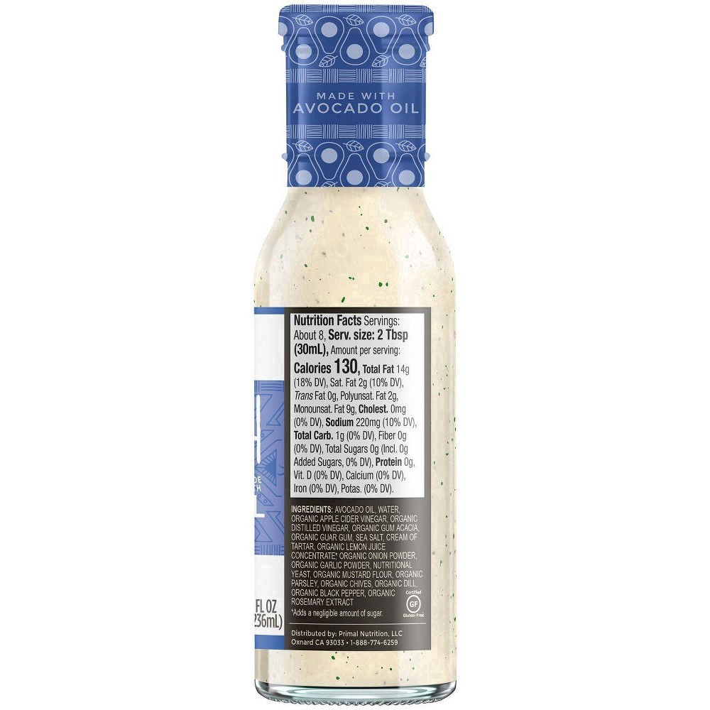 slide 27 of 39, Primal Kitchen Plant Based Ranch Dressing - 8 fl oz, 8 fl oz