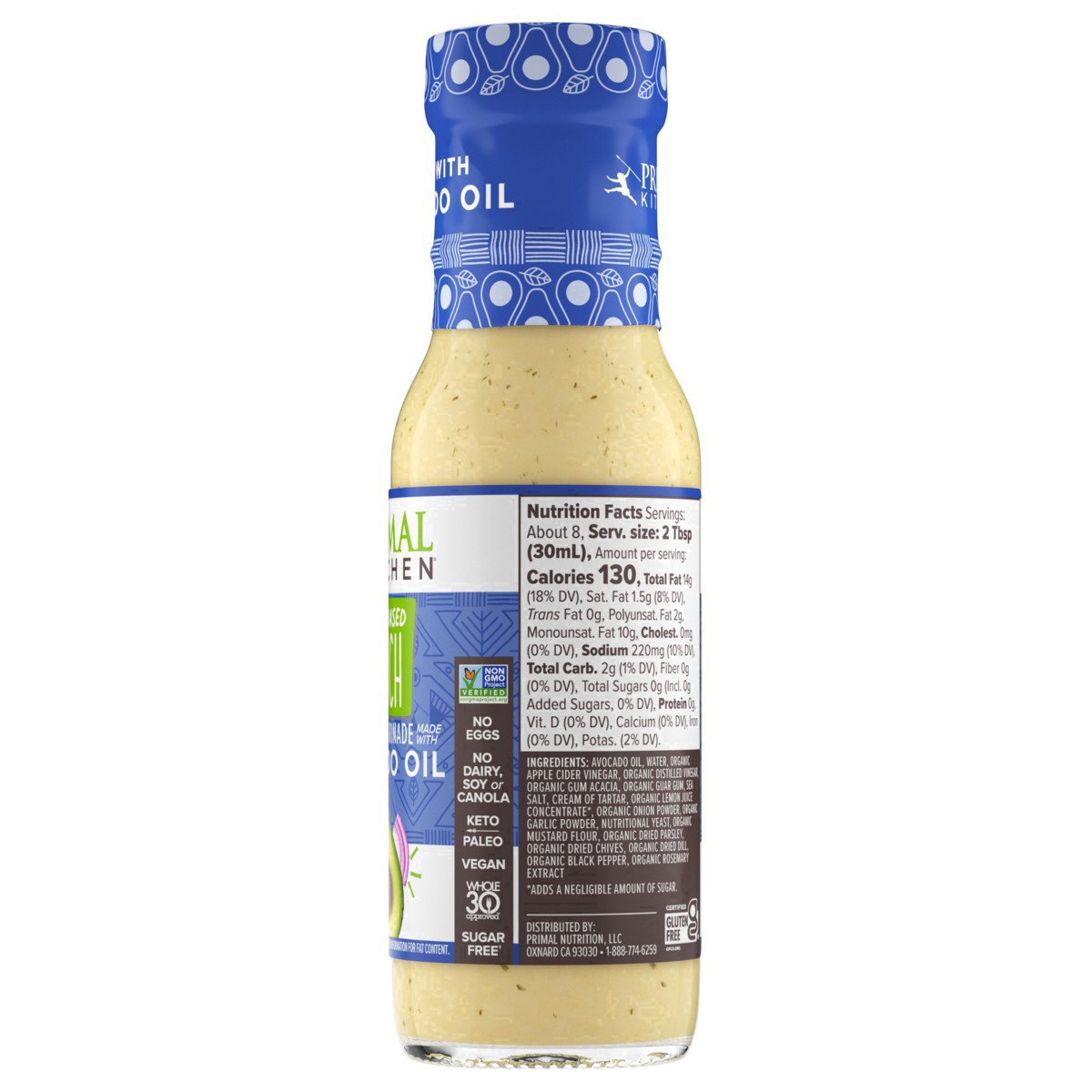 slide 18 of 39, Primal Kitchen Plant Based Ranch Dressing - 8 fl oz, 8 fl oz