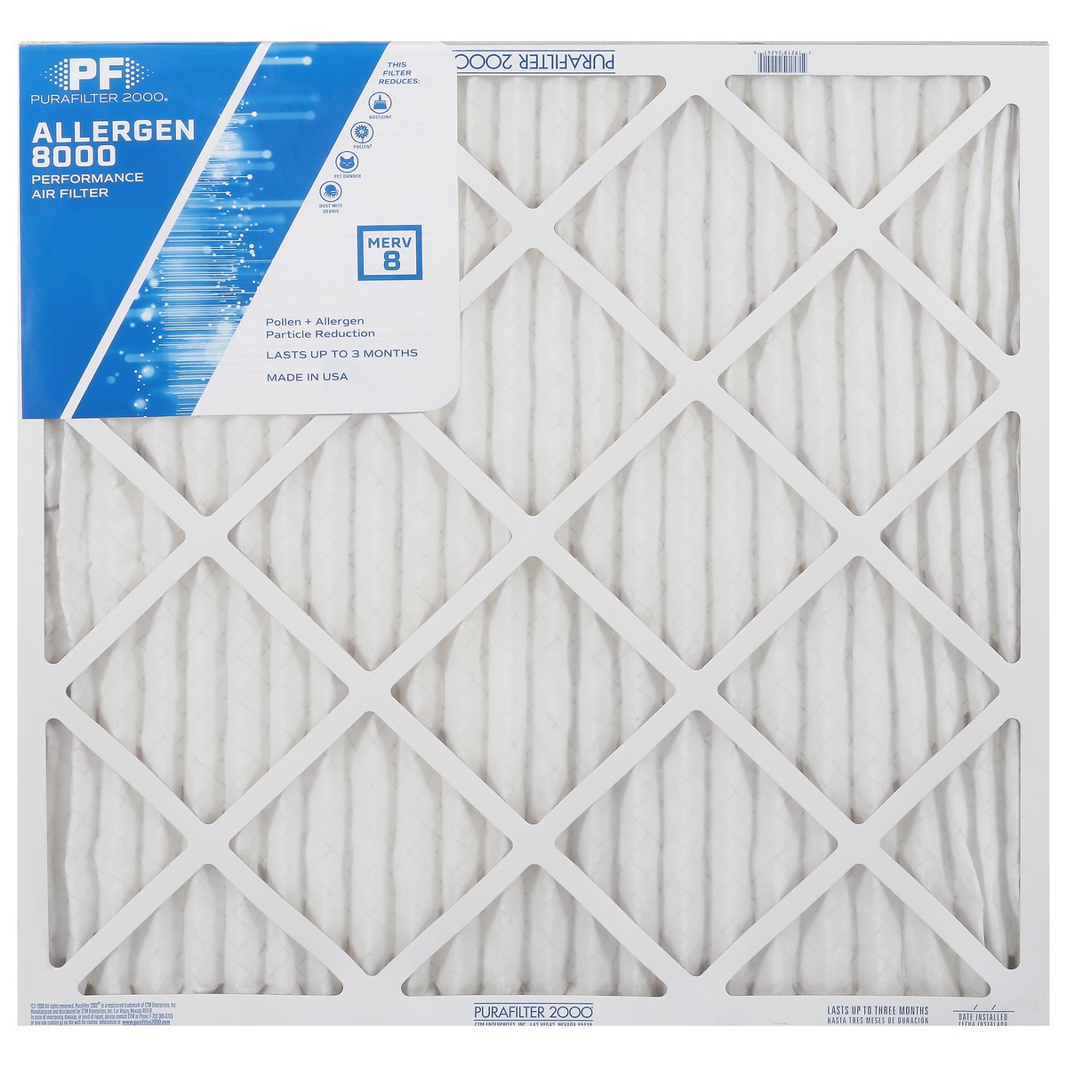 slide 1 of 9, Purafilter Furnace Filters, 1 ct