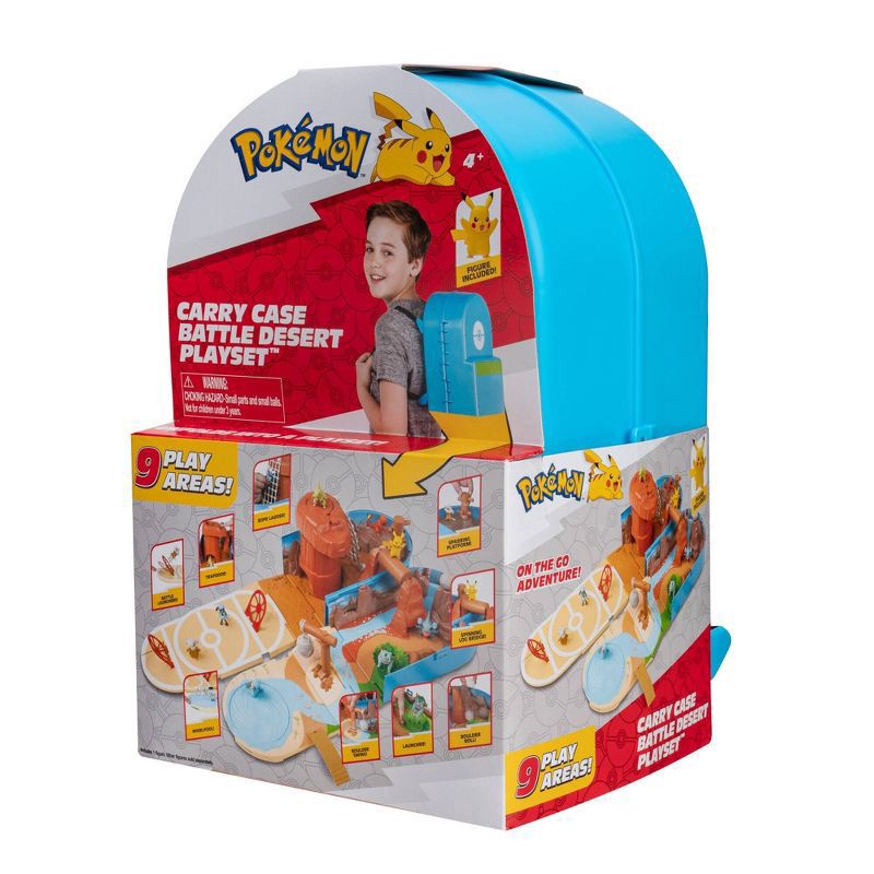 slide 8 of 18, Pokémon Carry Case Battle Desert Playset, 1 ct