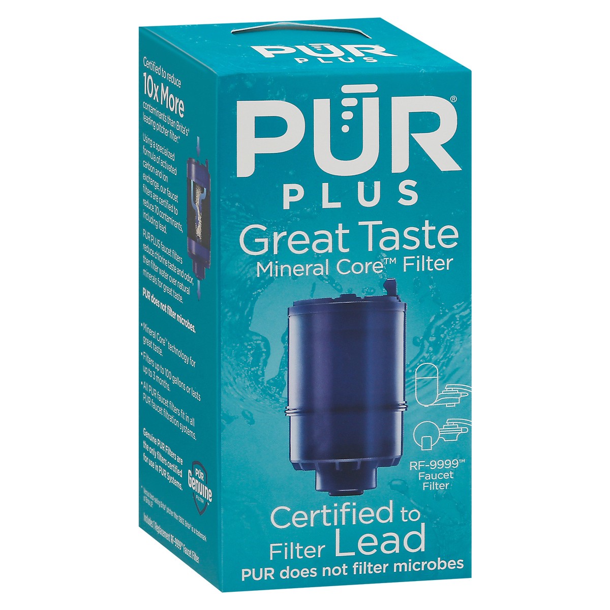 slide 4 of 11, PUR Plus Mineral Core Faucet Filter 1 ea, 1 ct