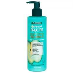 Garnier Grow Strong 10-in-1 Apple Extract + Ceramide Care + Style Leave-In Cream 12 fl oz