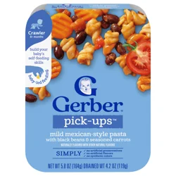 Gerber Stage 3 Baby Food, Mexican-Style Pasta, Pick-Ups, Baby Led Feeding