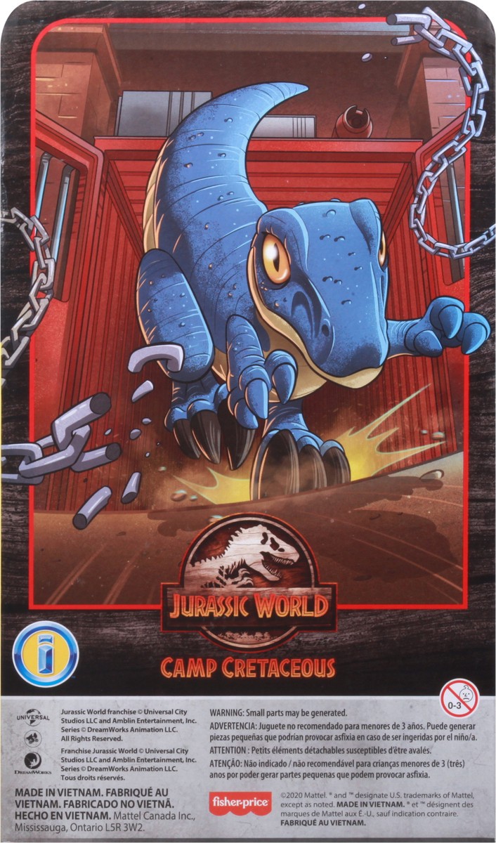 slide 8 of 12, Imaginext XL Camp Cretaceous Jurassic World Toy 1 ea, 1 ct