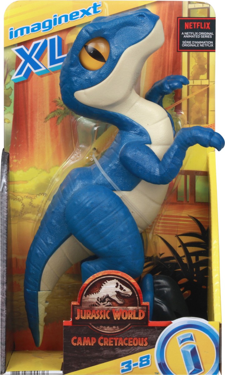 slide 1 of 12, Imaginext XL Camp Cretaceous Jurassic World Toy 1 ea, 1 ct