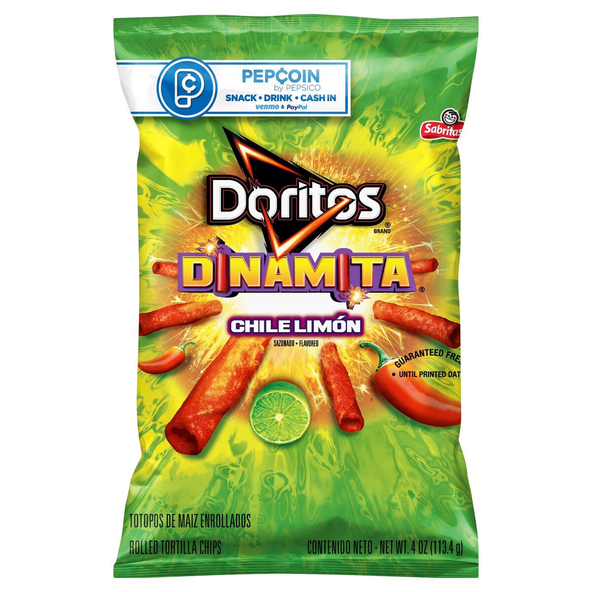 slide 10 of 10, Doritos Tortilla Chips, 4 oz