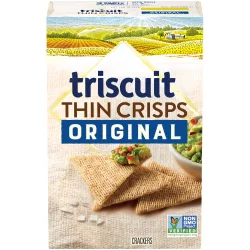 Triscuit Thin Crisps Original Whole Grain Wheat Crackers