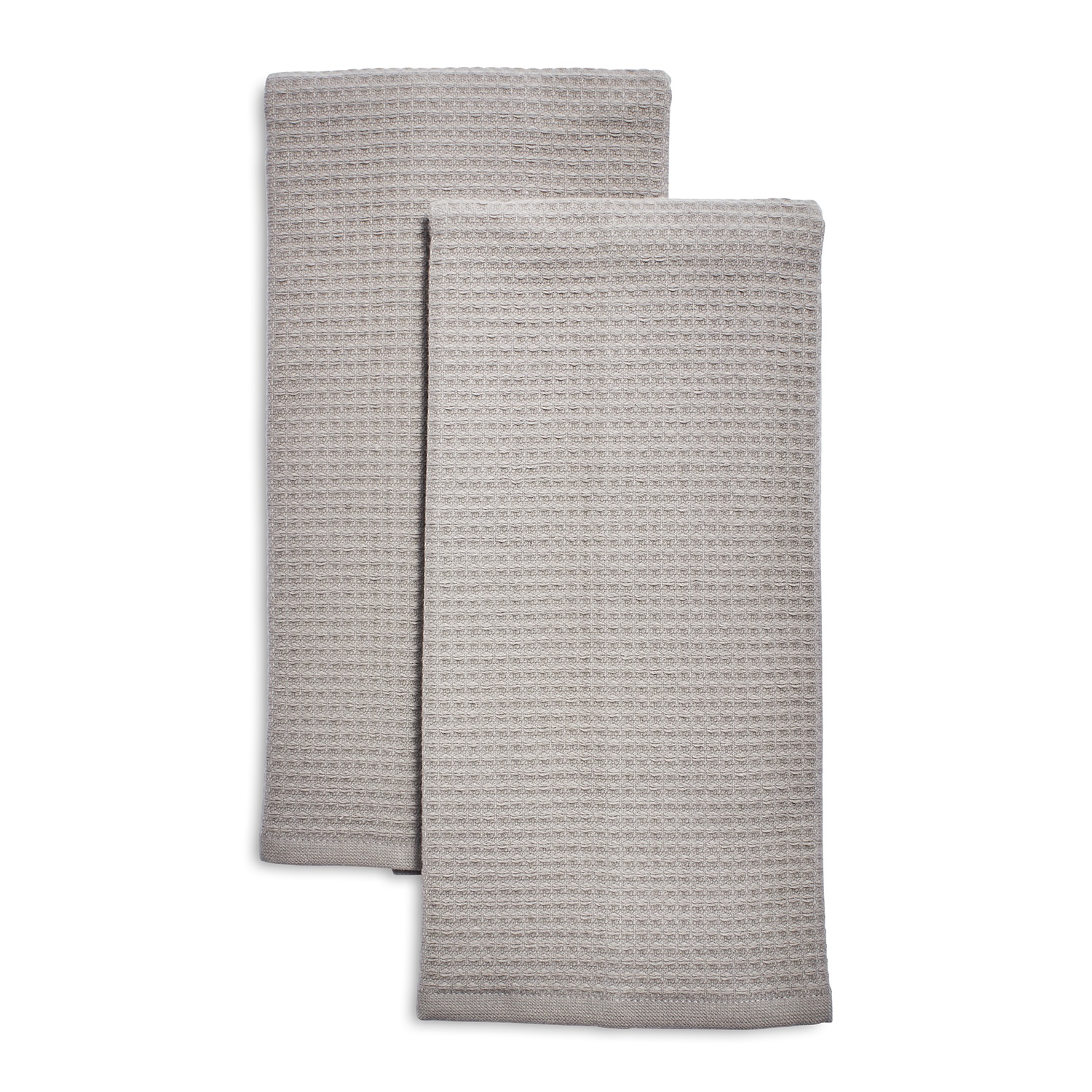 slide 1 of 1, Sur La Table Gray Ribbed Kitchen Towels, 2 ct; 26 in x 16 in