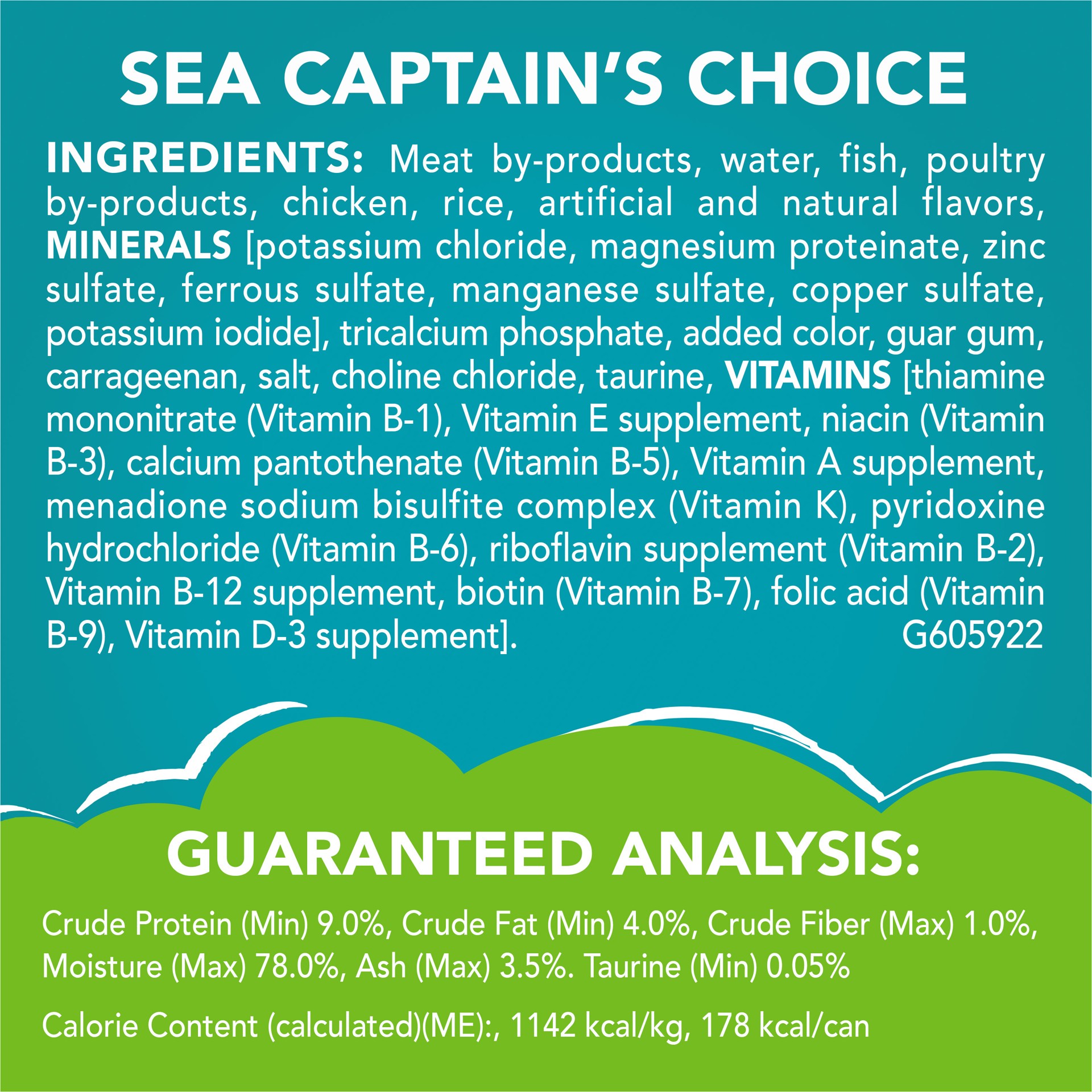 slide 6 of 6, Purina Friskies Paté Wet Cat Food with Fish Flavor Sea Captain's Choice - 5.5oz, 