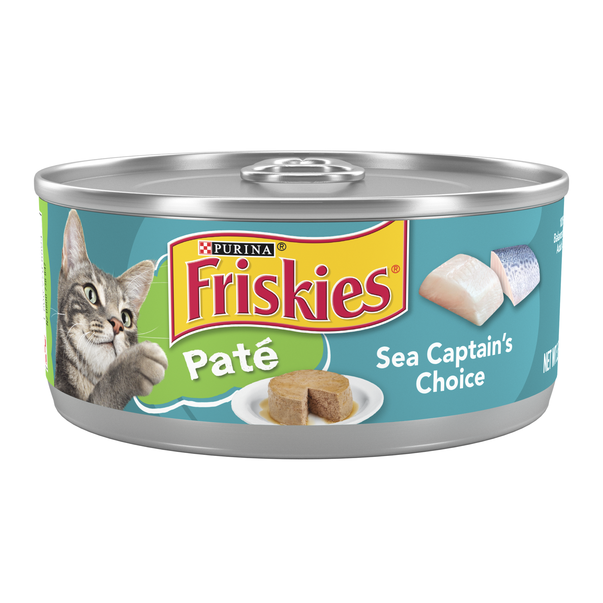 slide 1 of 6, Purina Friskies Paté Wet Cat Food with Fish Flavor Sea Captain's Choice - 5.5oz, 