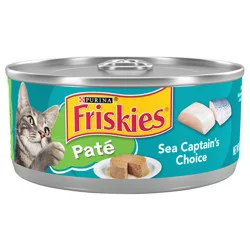 Purina Friskies Wet Cat Food Pate, Sea Captain's Choice