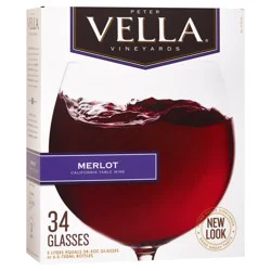 Peter Vella Vineyards Merlot Red Wine 5L