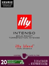 illy Blend K-Cup Pods Bold Roast Intenso Coffee - 20 ct