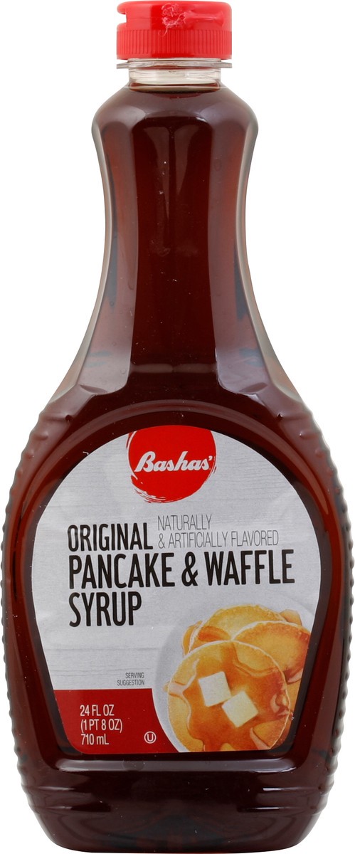 slide 13 of 13, Bashas Pancake Syrup Original, 24 oz