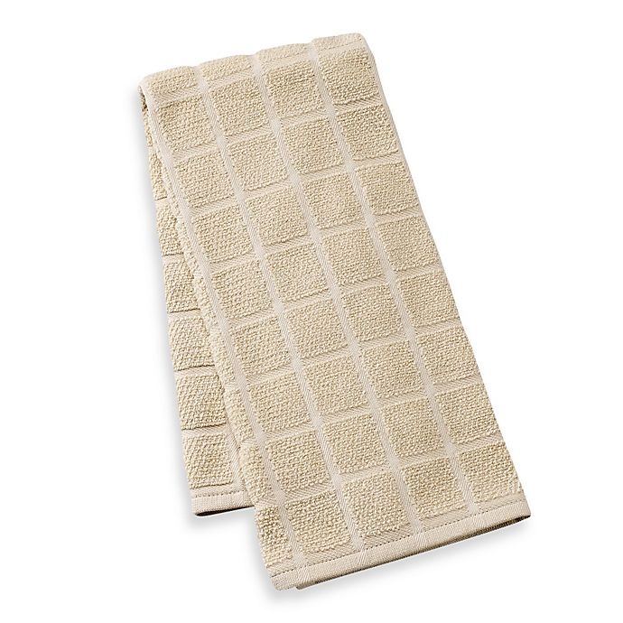 slide 1 of 1, Kitchensmart Solid Kitchen Towel - Latte, 1 ct