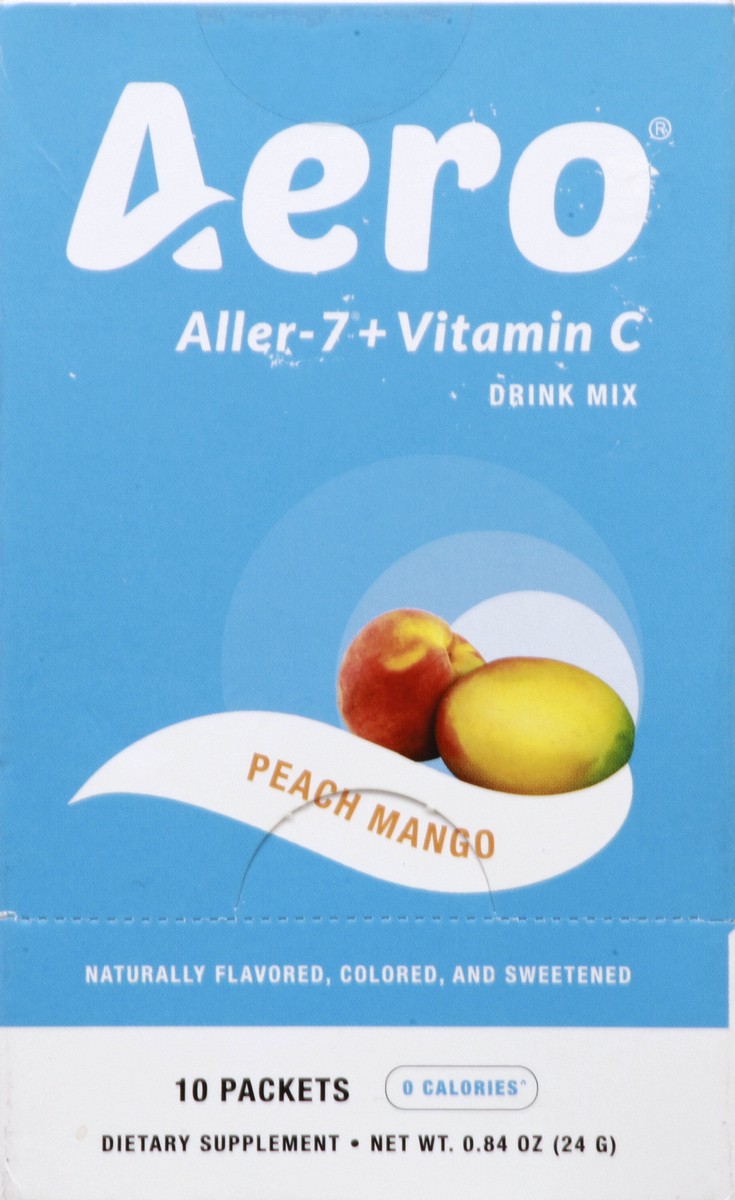 slide 1 of 13, Aero Aller-7 + Vitamin C 10 ea, 10 ct