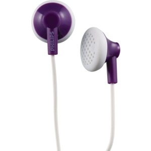 slide 1 of 1, Philips In-Ear Headphones, Purple, 1 ct