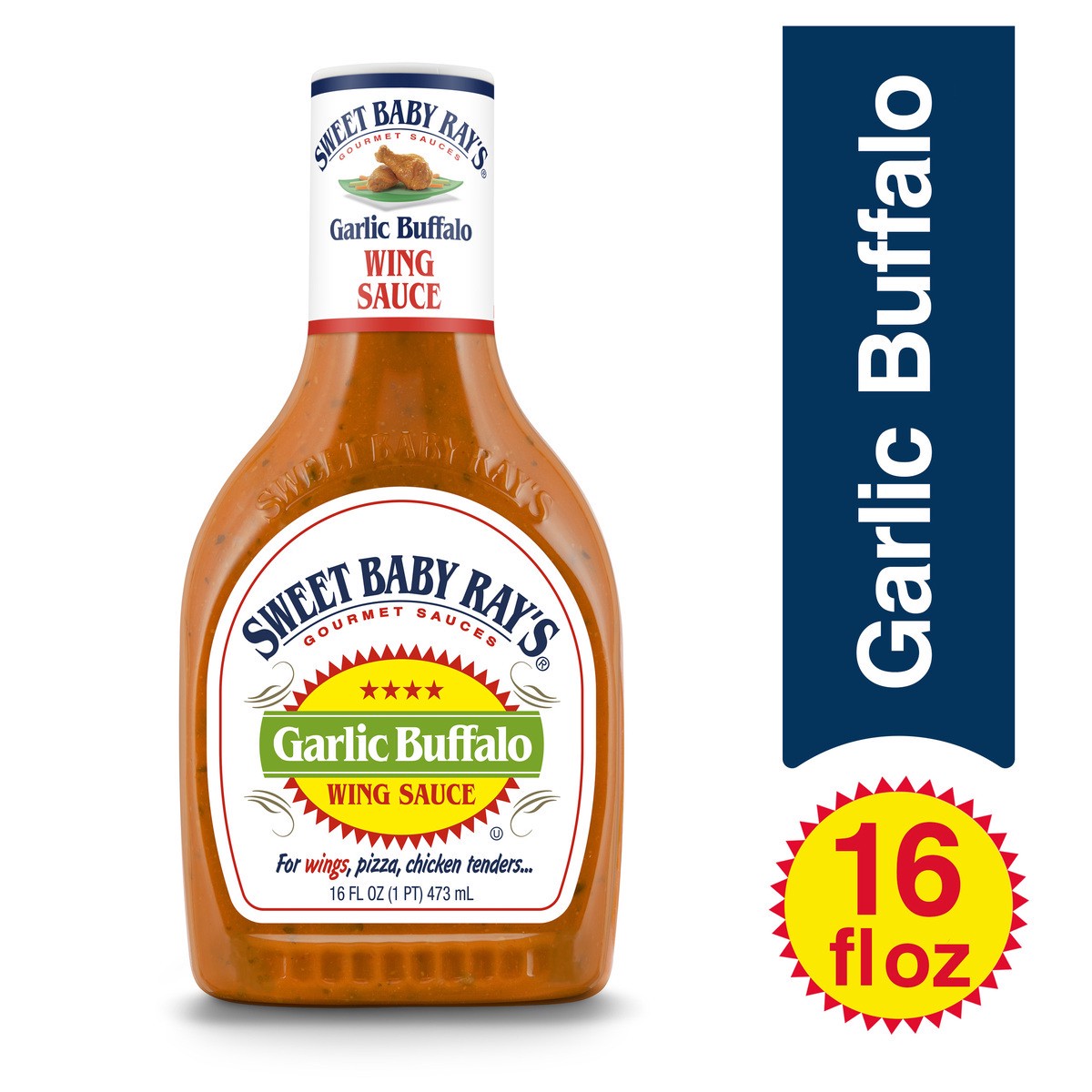slide 1 of 2, Sweet Baby Ray's Garlic Buffalo Wing Sauce 16 fl oz, 16 fl oz