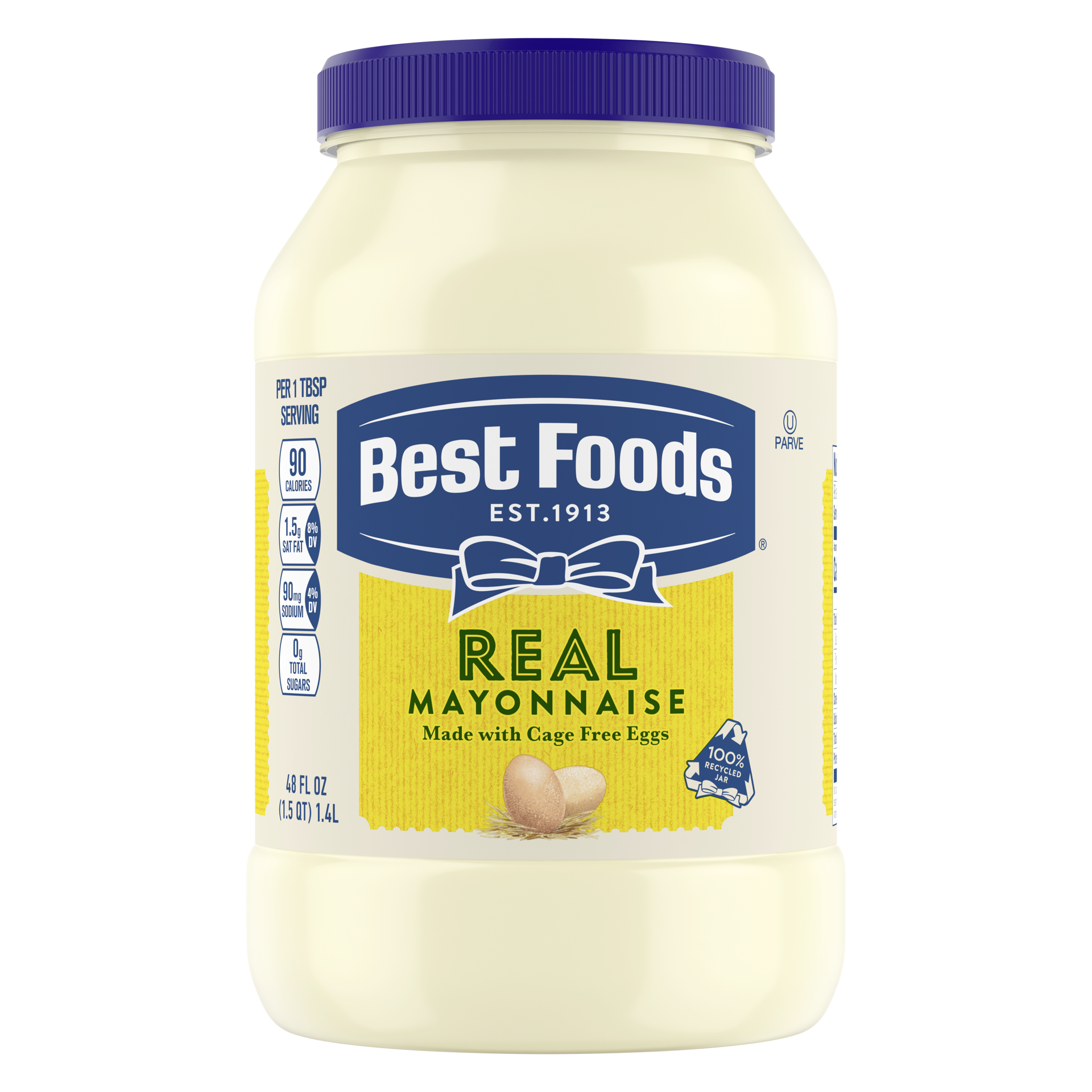 slide 4 of 4, Best Foods Mayonnaise Real Mayo, 48 oz, 48 fl oz