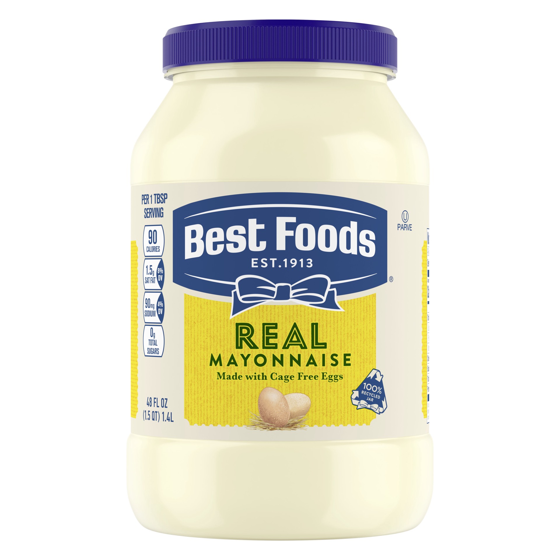 slide 1 of 4, Best Foods Mayonnaise Real Mayo, 48 oz, 48 oz