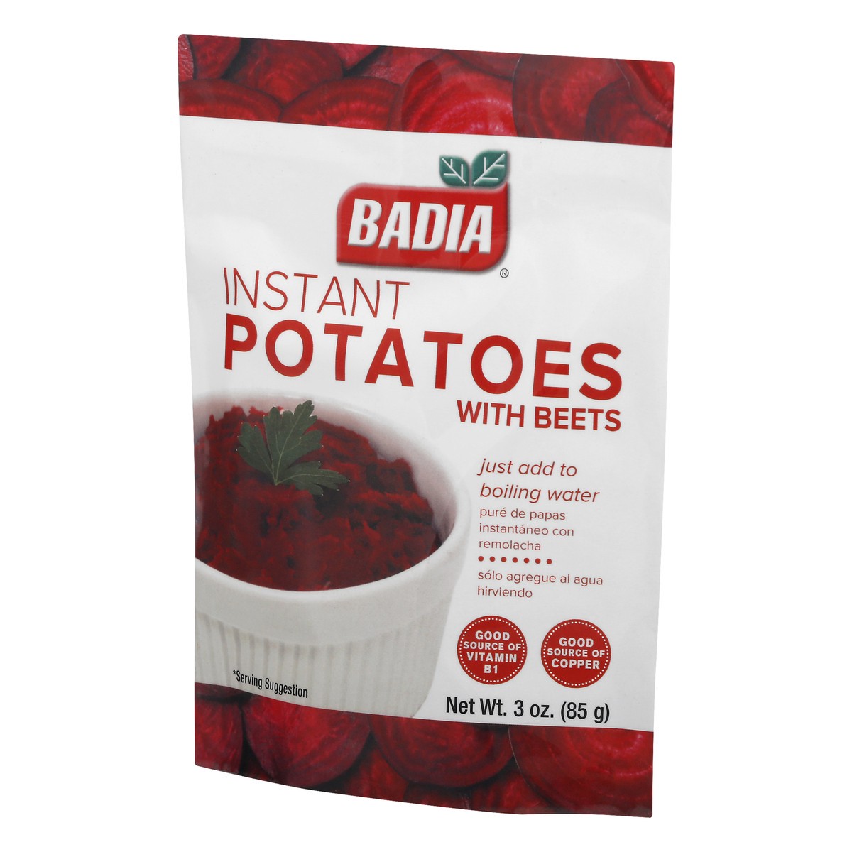 slide 9 of 10, Badia Instant Potatoes with Beets 3 oz Pouch, 1 ct