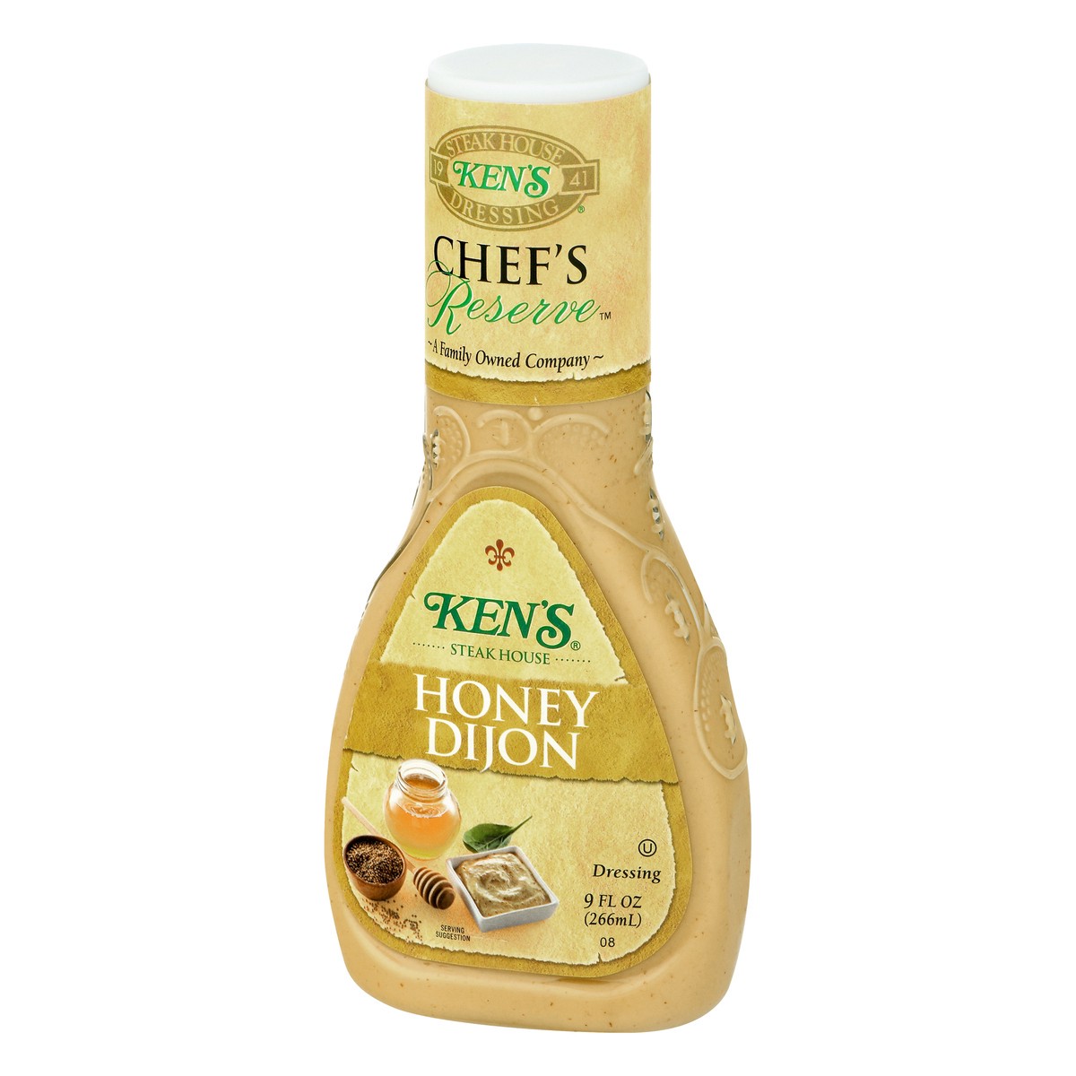 slide 4 of 11, Ken's Steak House Chef's Reserve Honey Dijon Dressing 9 oz, 9 oz