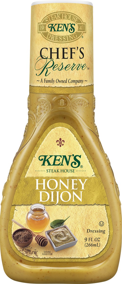 slide 7 of 11, Ken's Steak House Chef's Reserve Honey Dijon Dressing 9 oz, 9 oz