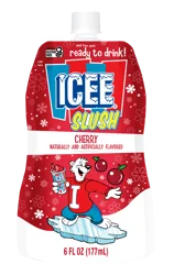 Icee Slush Cherry Frost Pouch Drink- 6 oz
