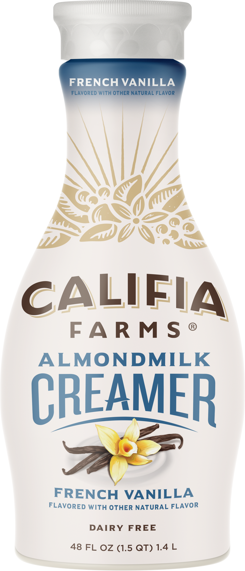 slide 1 of 4, Califia Farms French Vanilla Dairy Free Almondmilk Creamer, 48 fl oz