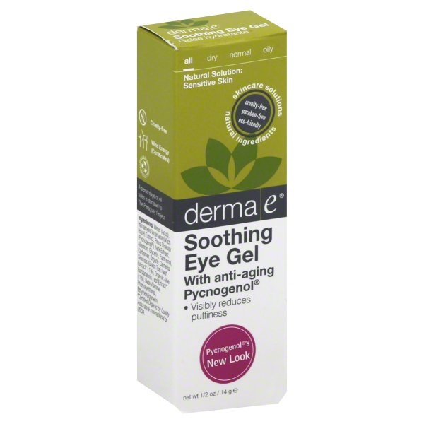 slide 1 of 1, Derma E Eye Gel 0.5 oz, 0.5 oz