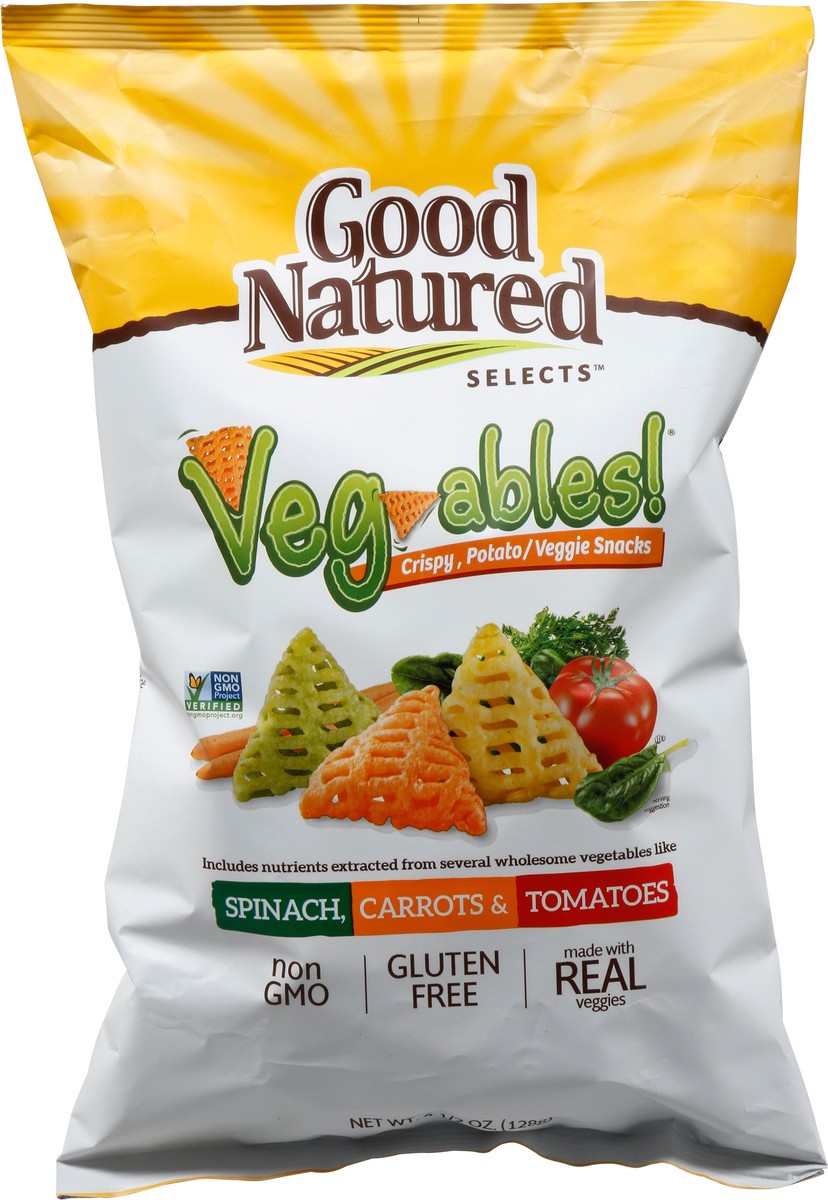 slide 5 of 13, Good Natured Veg-ables! Crispy Potato/Veggie Snacks 4.5 oz, 4.5 oz