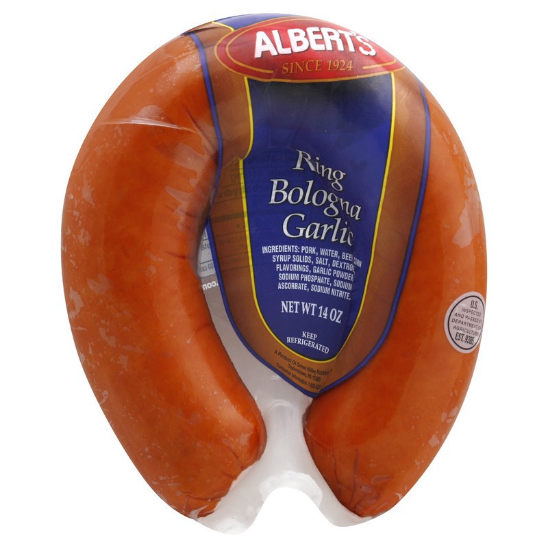 slide 1 of 1, Albert's Bologna 14 oz, 14 oz