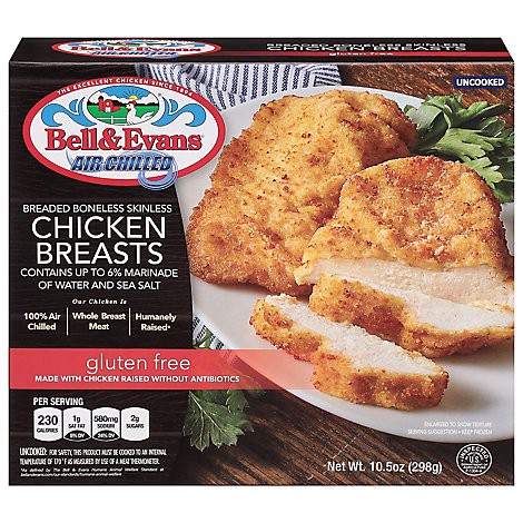 slide 1 of 1, Bell & Evans Boneless, Skinless Chicken Brea, 1 ct