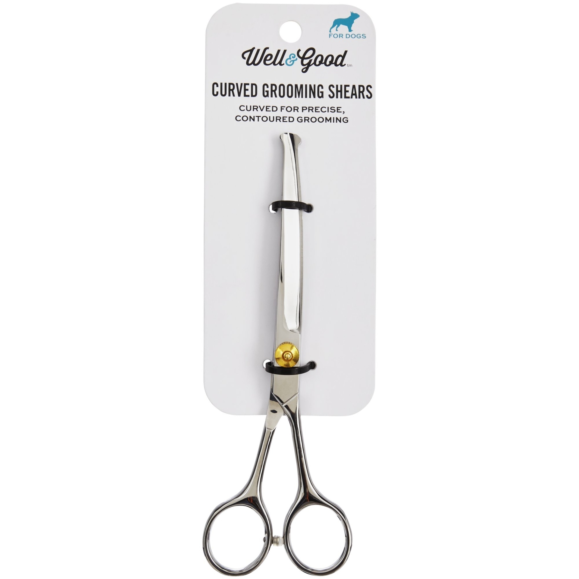 slide 1 of 1, Well & Good Curved Blade Shears, 1 ct